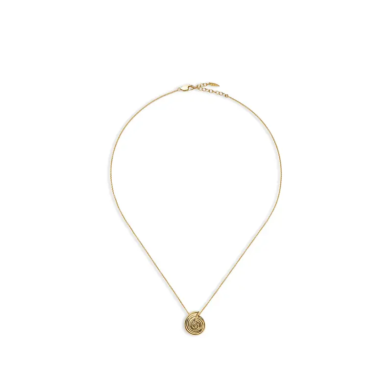 Spiral Mini Pendant Necklace