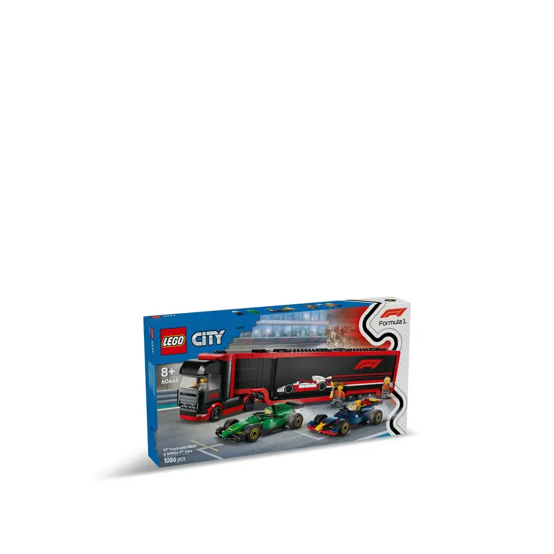 City F1 Truck with RB20 AMR24 F1 Cars 60445