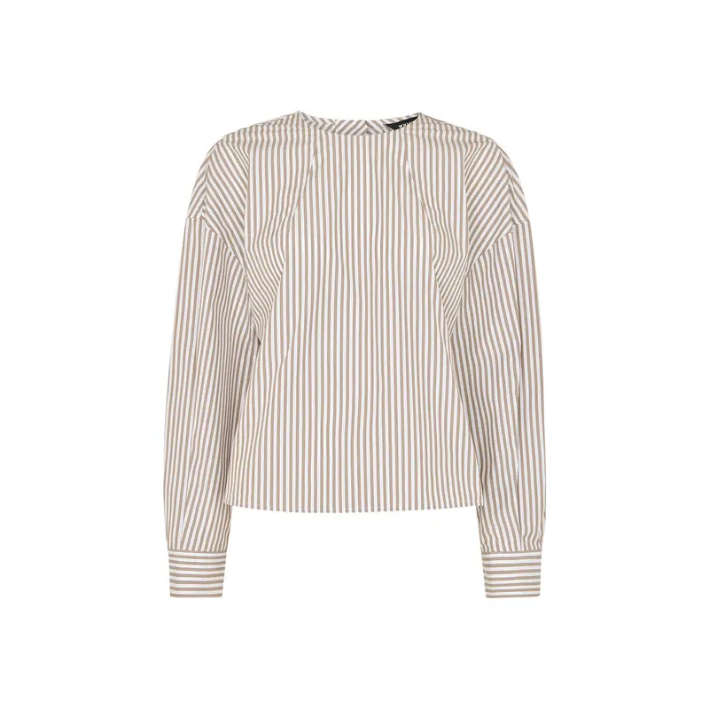 White/Multi Kirstie Cotton Stripe Blouse