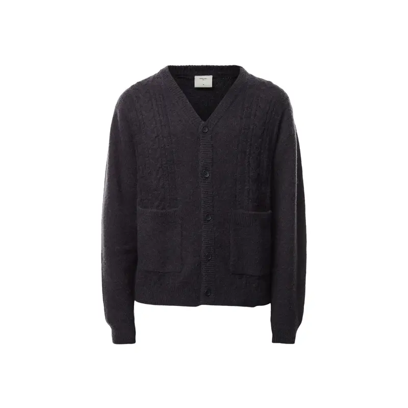 Cable Stripe Cardigan