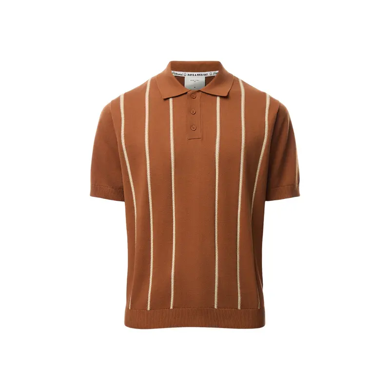 Micro Cable Knitted Polo