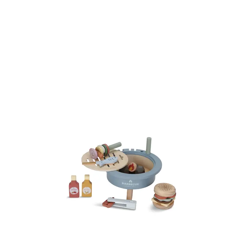 Wooden Barbecue Toy Set