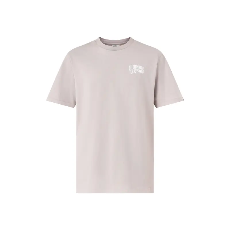 Flat Grey Cotton Small Arch Logo T-Shirt