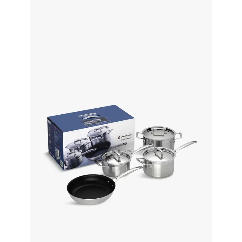 3-Ply Stainless Steel 4-piece Cookware Set