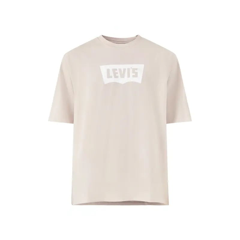 Cotton Beige Batwing T-Shirt