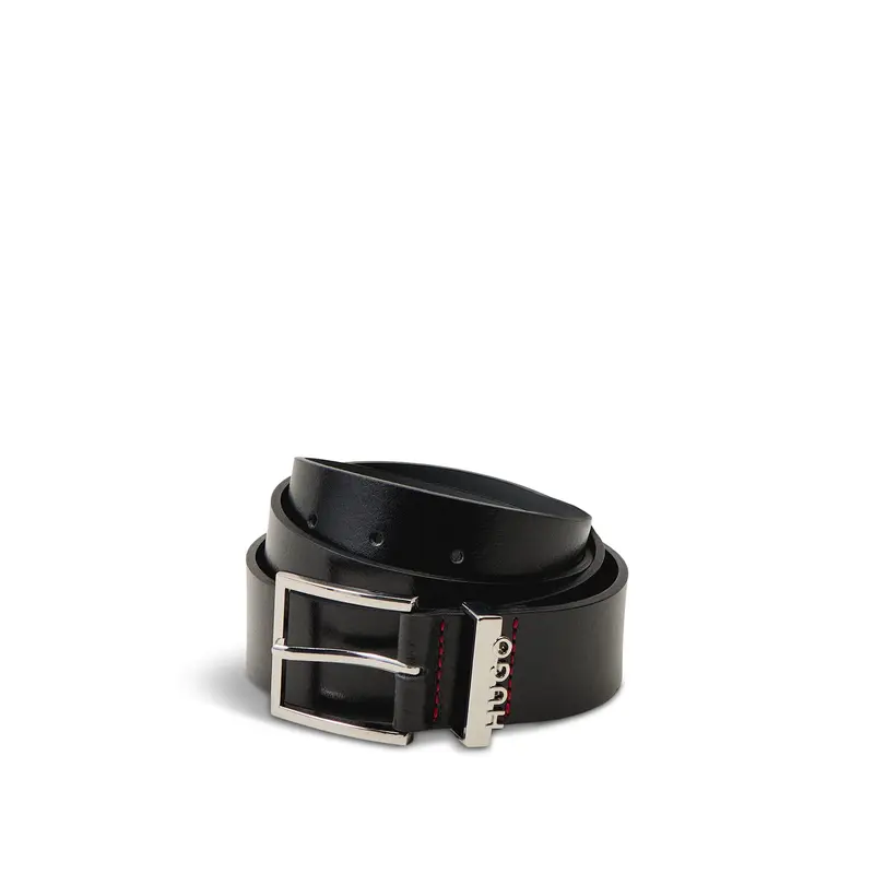 Leather Black Geek Belt