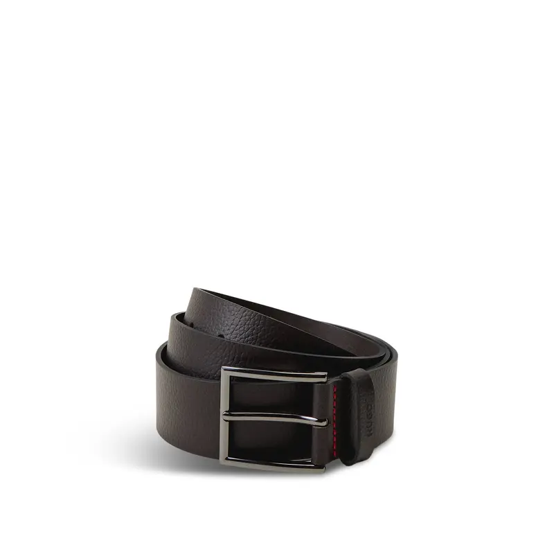 Leather Giaspo Belt