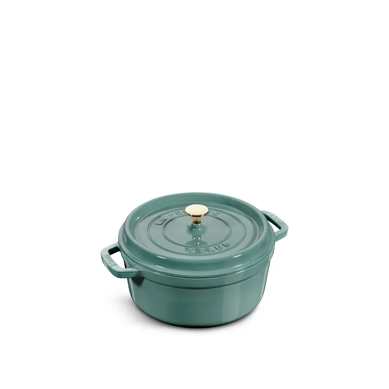 Round Cast Iron Cocotte Eucalyptus 20cm