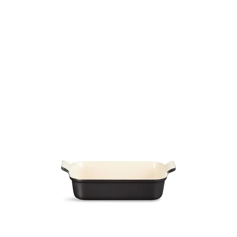 Deep Rectangular Dish 26cm Black