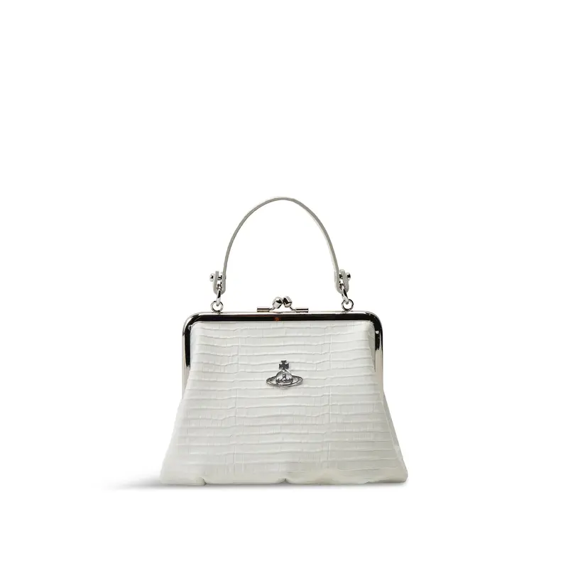 Granny Purse Mini Croc Embossed