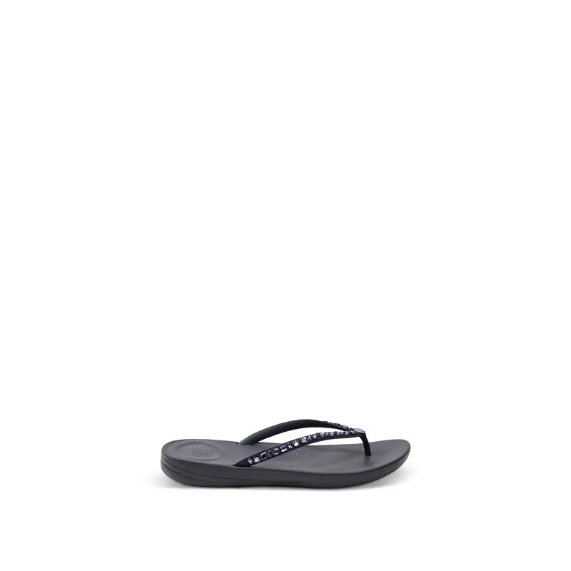 Iqushion Multi-Crystal Ergonomic Flip-Flops Midnight Navy