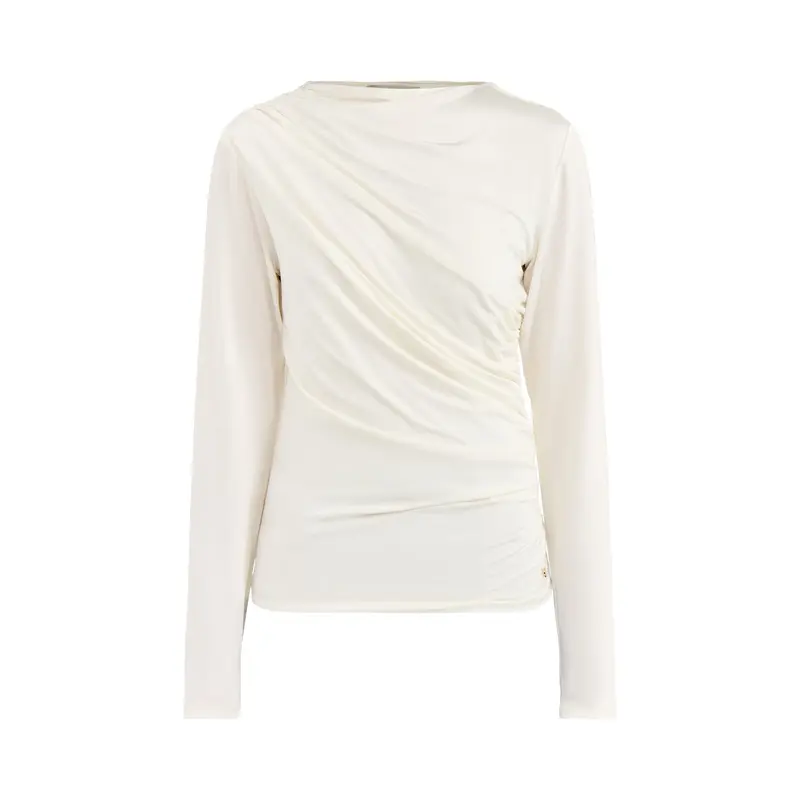 Bray Long Sleeves Top  Ivory