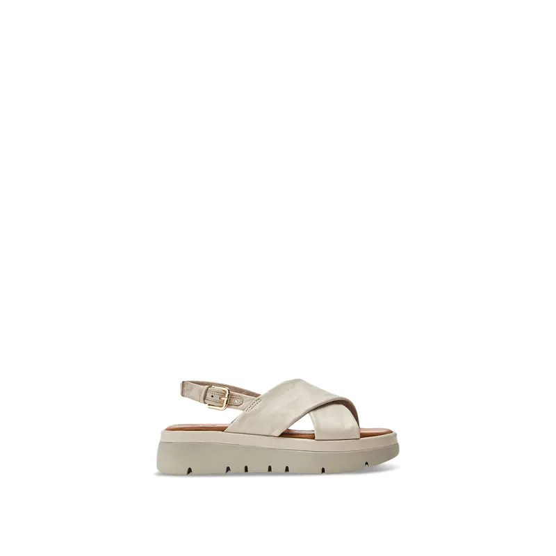 Nettina Leather Sandals White