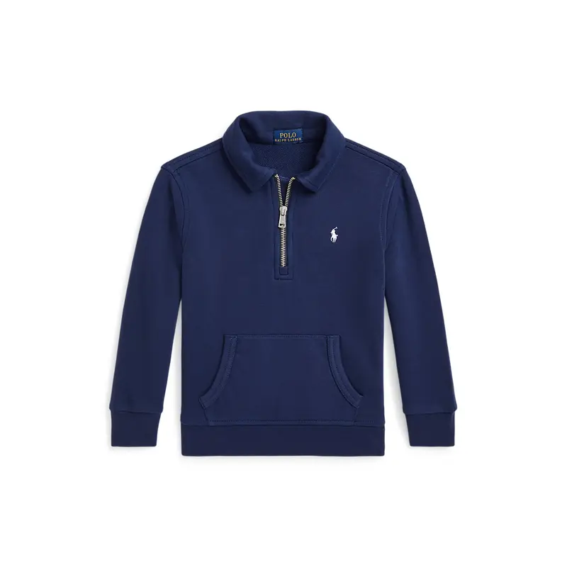 Kids Quarter Zip Knit Sweatshirt