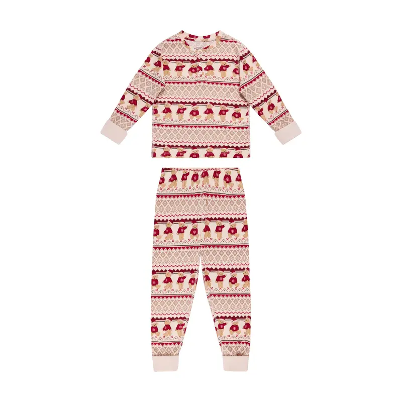 Classic Long Sleeve Henley Crew Neck Set