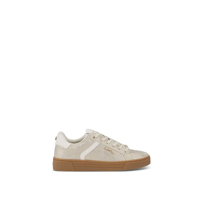 Daze Gum Flatform Trainers Gold