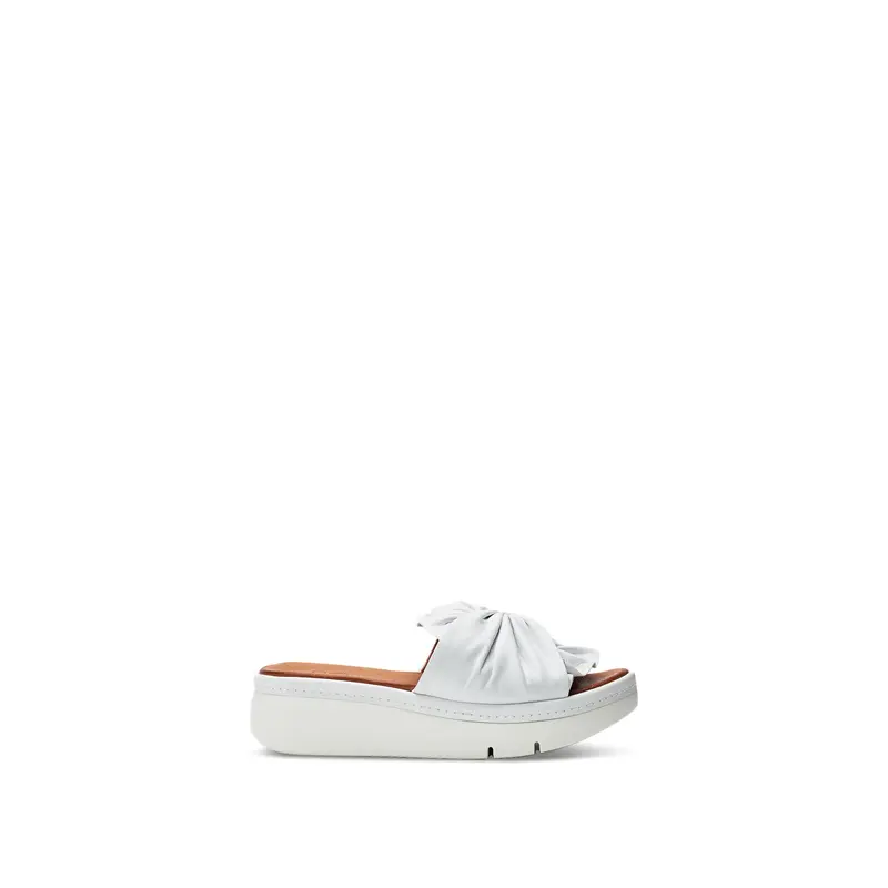 Ollin Leather Sandals White
