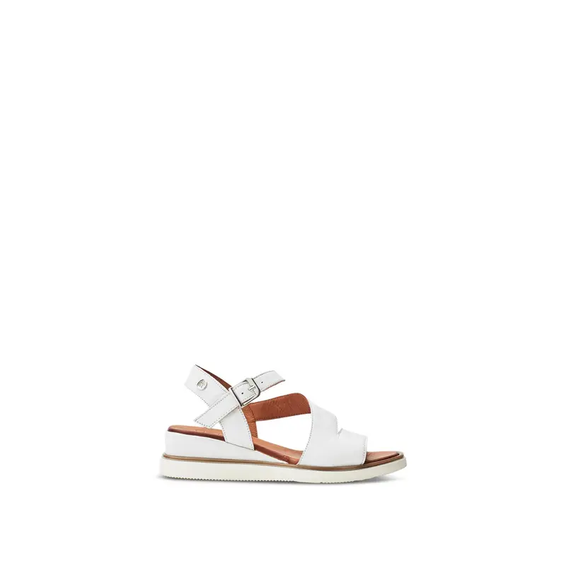 White Kapur Strap Sandals