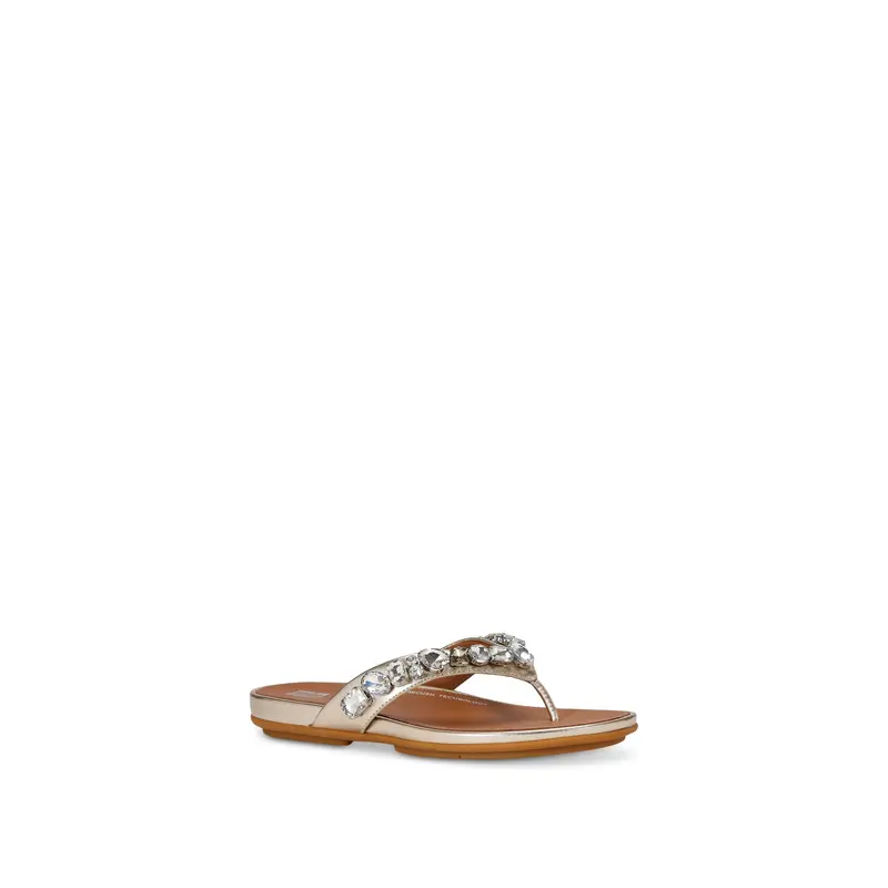 Gracie Jewel Del Metallic Flip Flop