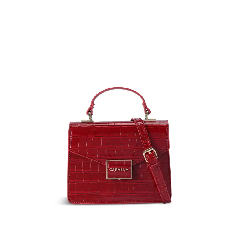 Jessica Top Handle Bag Red