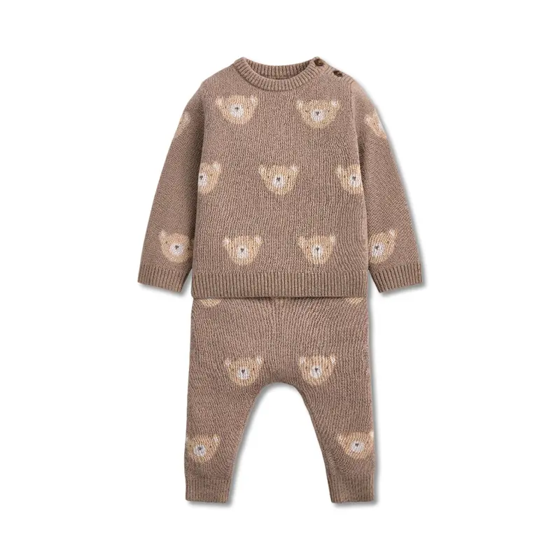 2 PC Brown Brown Clothing Set