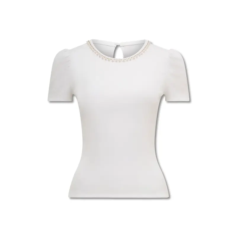 Emilia Embellished Neck T-Shirt