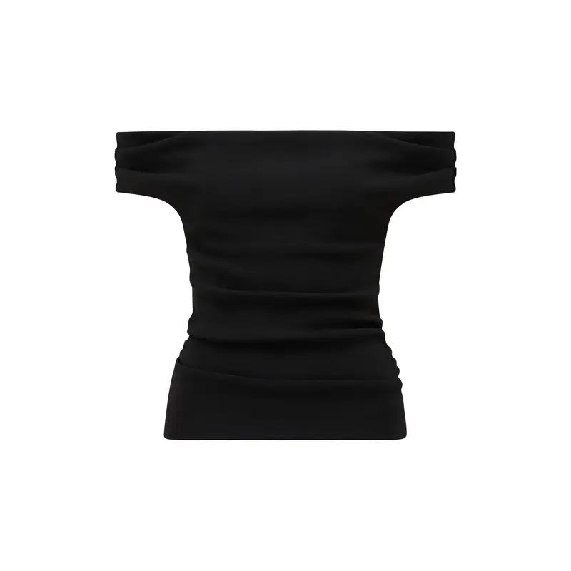 Somer Crepe Bardot Top