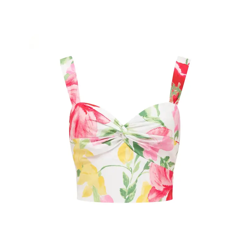 Talia Twist Front Bustier Top