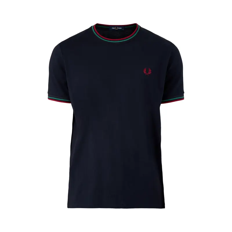 Twin Tipped Cotton Short Sleeves T-Shirt Blue