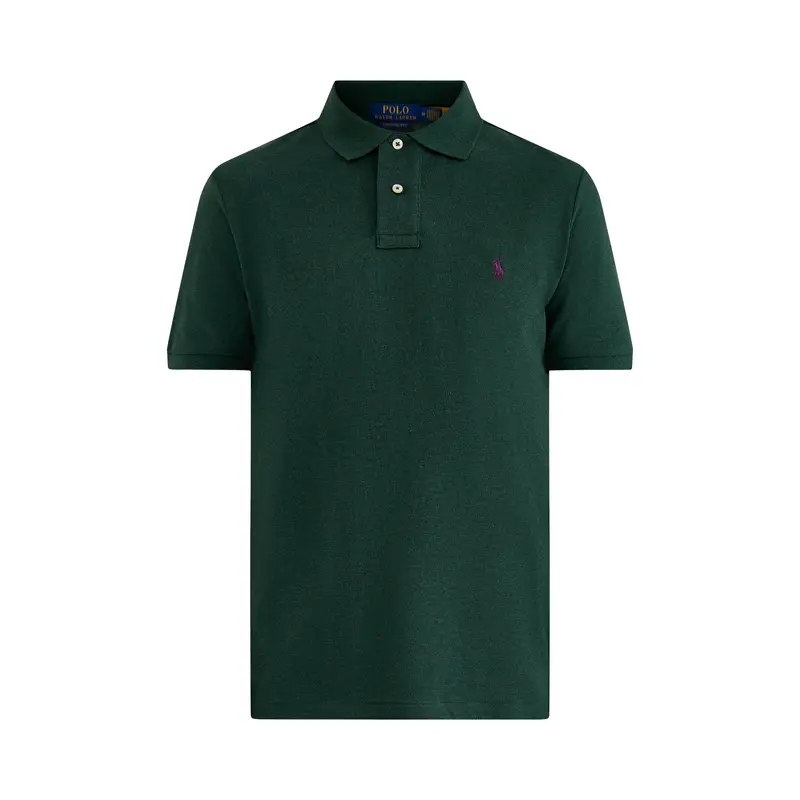 Custom Fit Cotton Polo Top Green