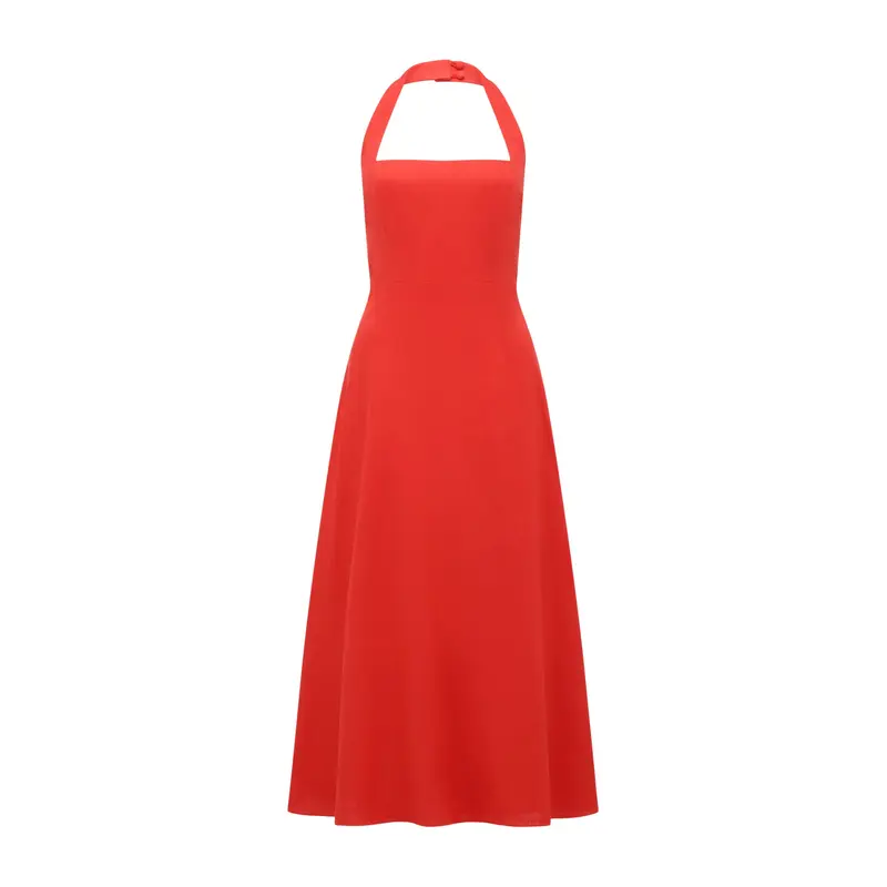 Stevie Halter Neck Midi Dress