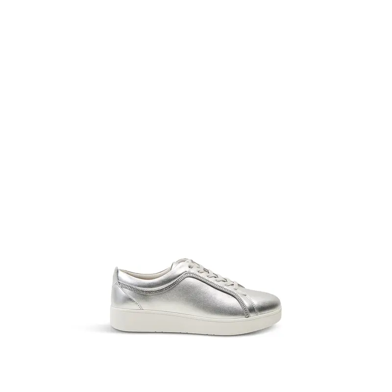 Rally Crystal-Trim Leather Sneakers