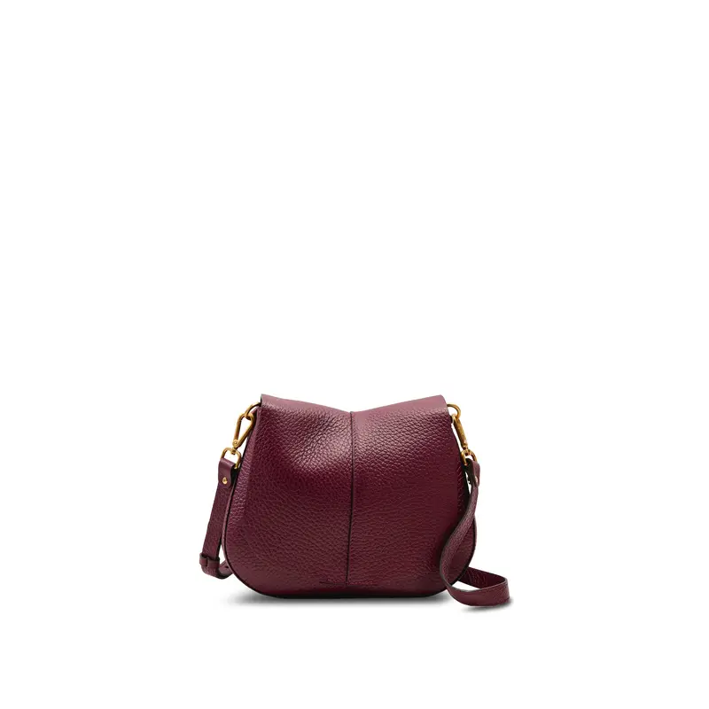 New Helena Round Crossbody Wine