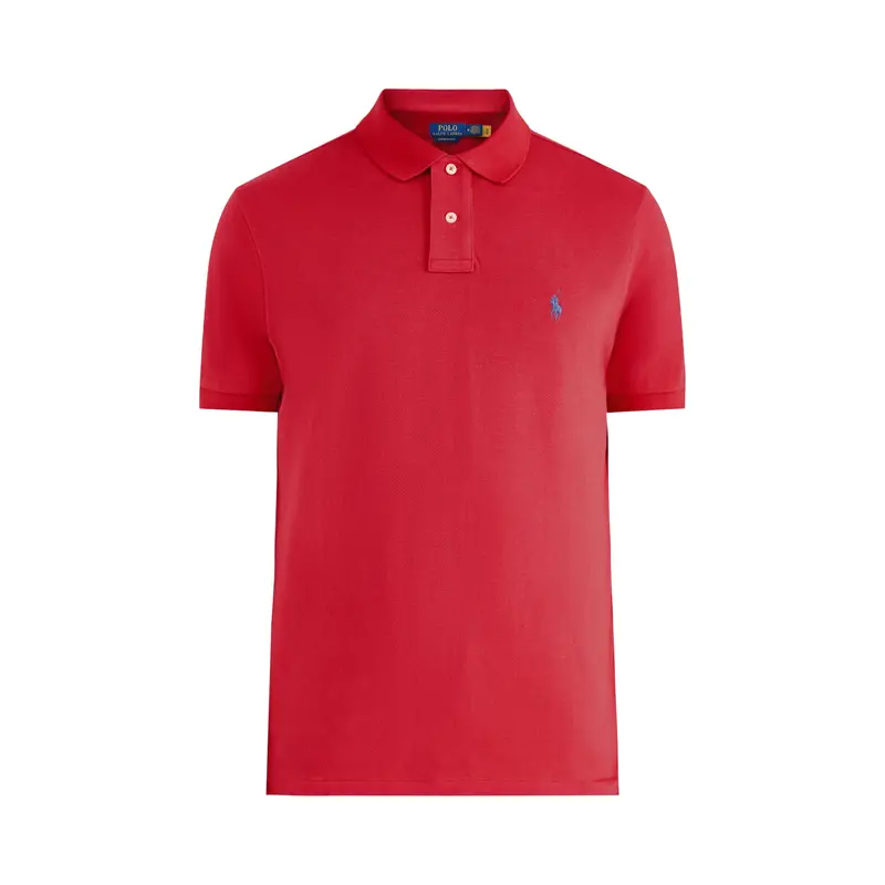 Custom Fit Cotton Polo Top Red