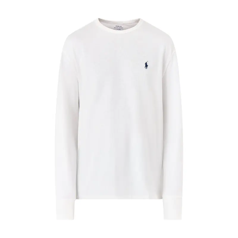 Heavy Jersey Long Sleeves Tee White