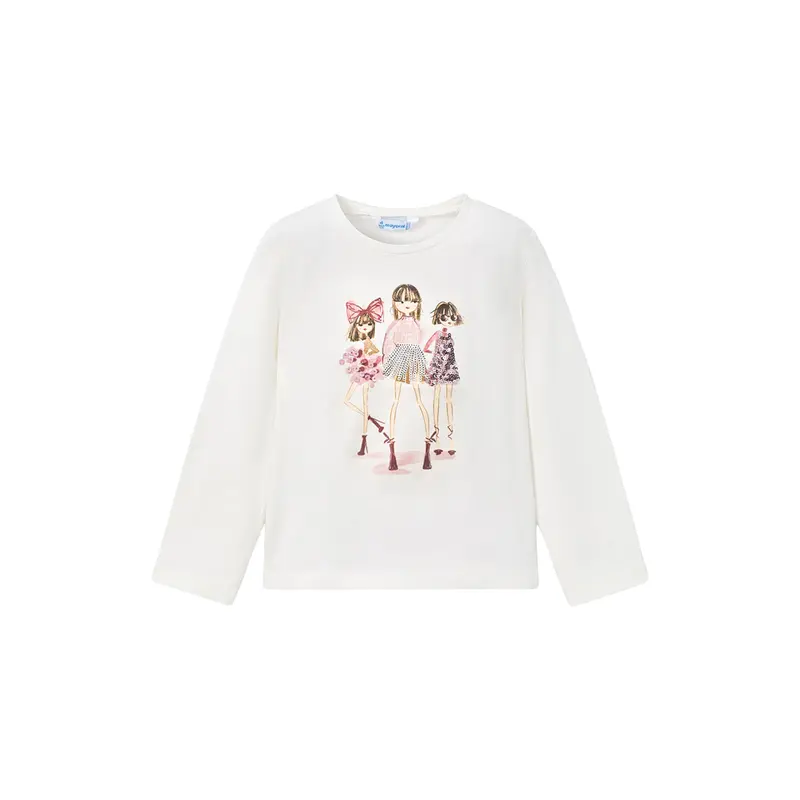 3 Girls Long Sleeves Shirt Dress