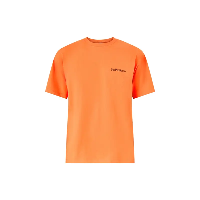 Spaced Out Short Sleeves Tee Orange
