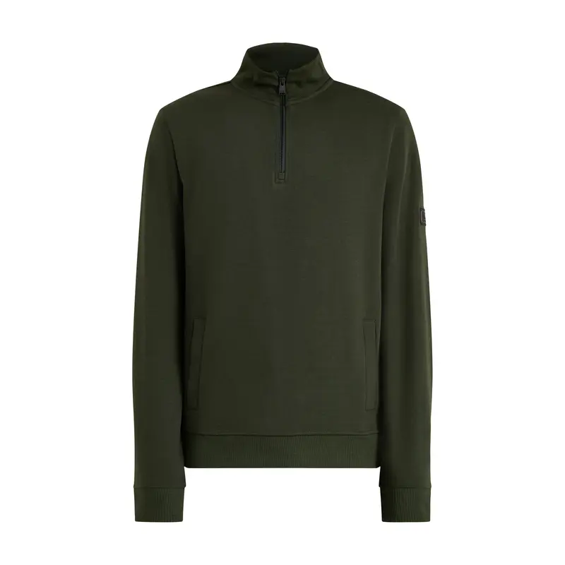 Ilford Interlock 1/4 Zip Sweatshirt Sage