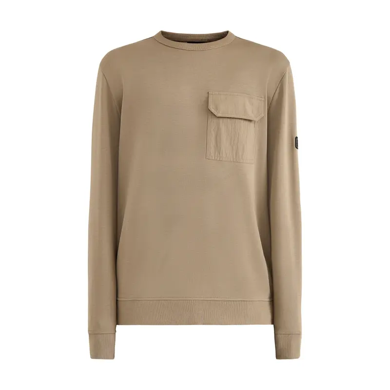 Ilford Interlock Crew Neck Sweatshirt Brown