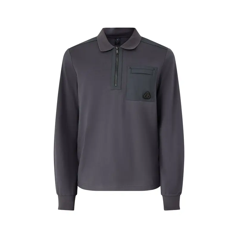 Dalon Long Sleeves Polo Brown