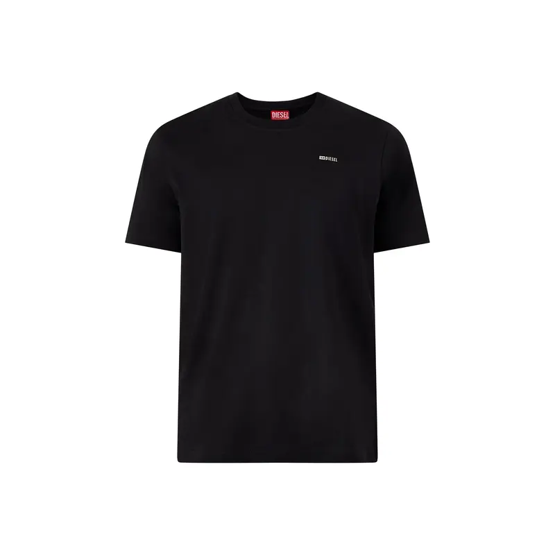 T-Adjust-Metal Logo Tee Black