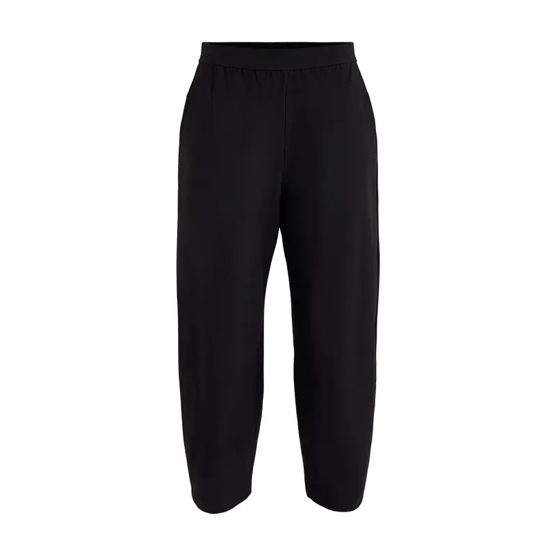 Ankle Barrel Pant W Pockets Black