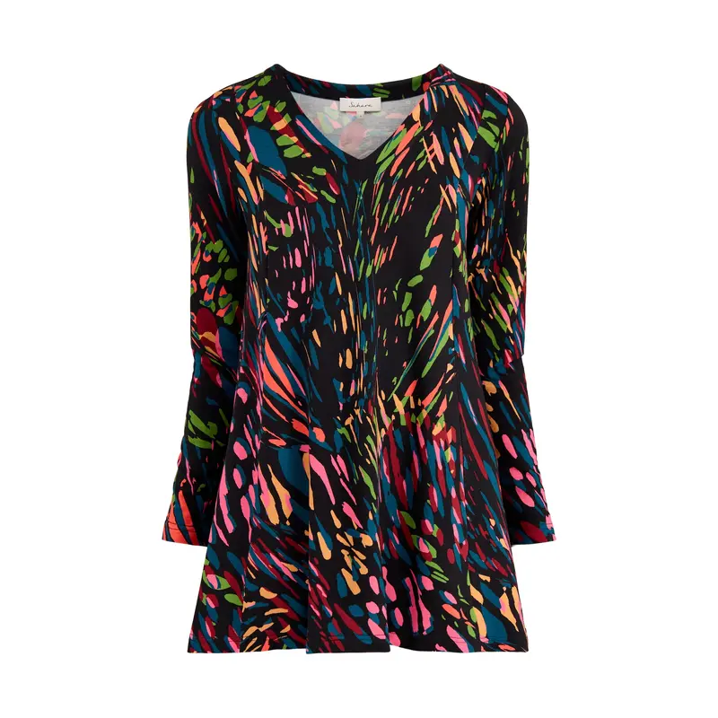 Bright Scattered Wings Top Multi