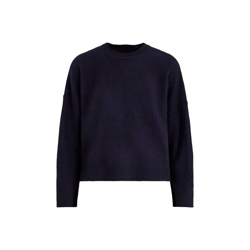 Pullover 537 Cotton Long Sleeves Navy