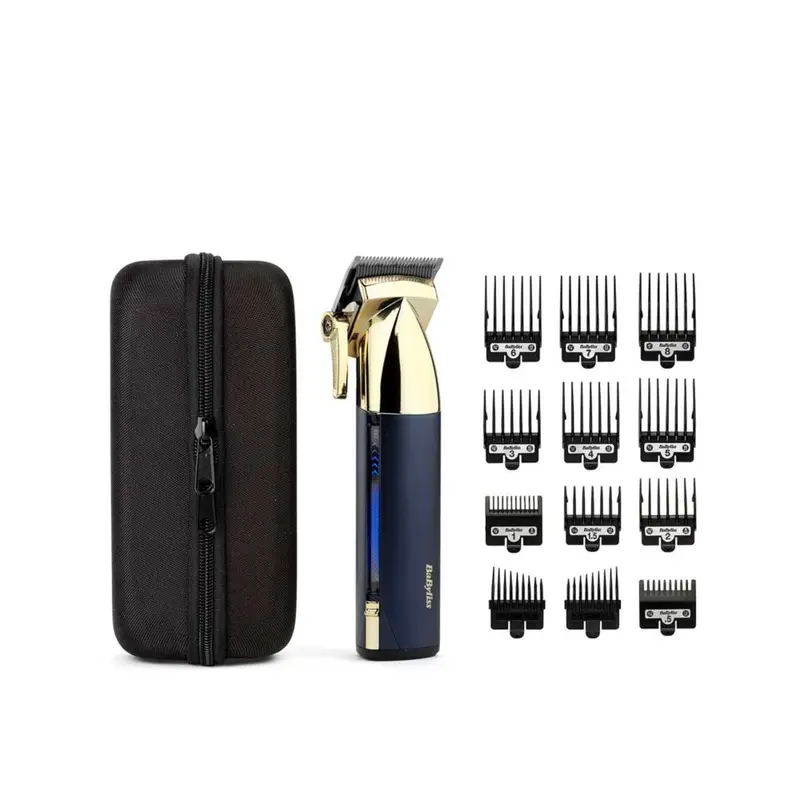 BaByliss Super-X Metal Series Cordless Hair Clipper - Gold/Navy