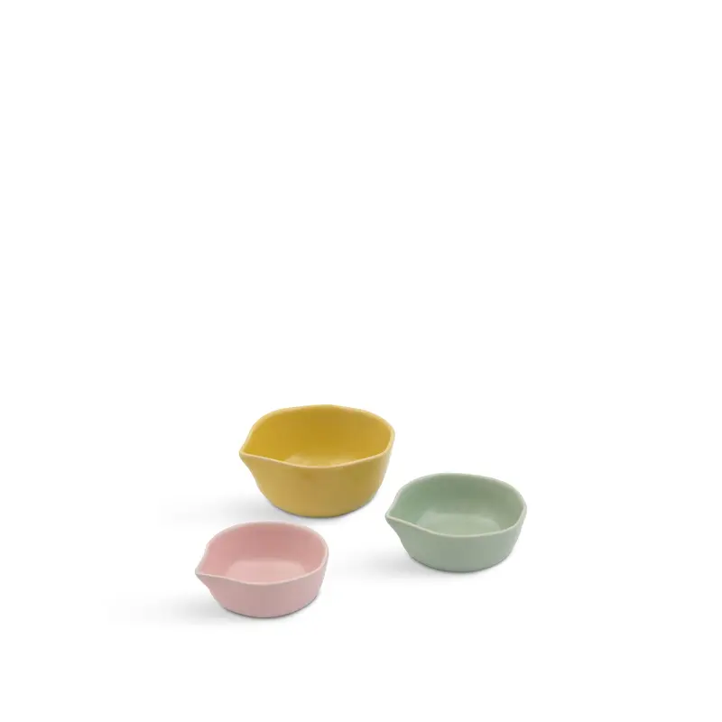 Big Love Pinch-Me Pots Set of 3 cups