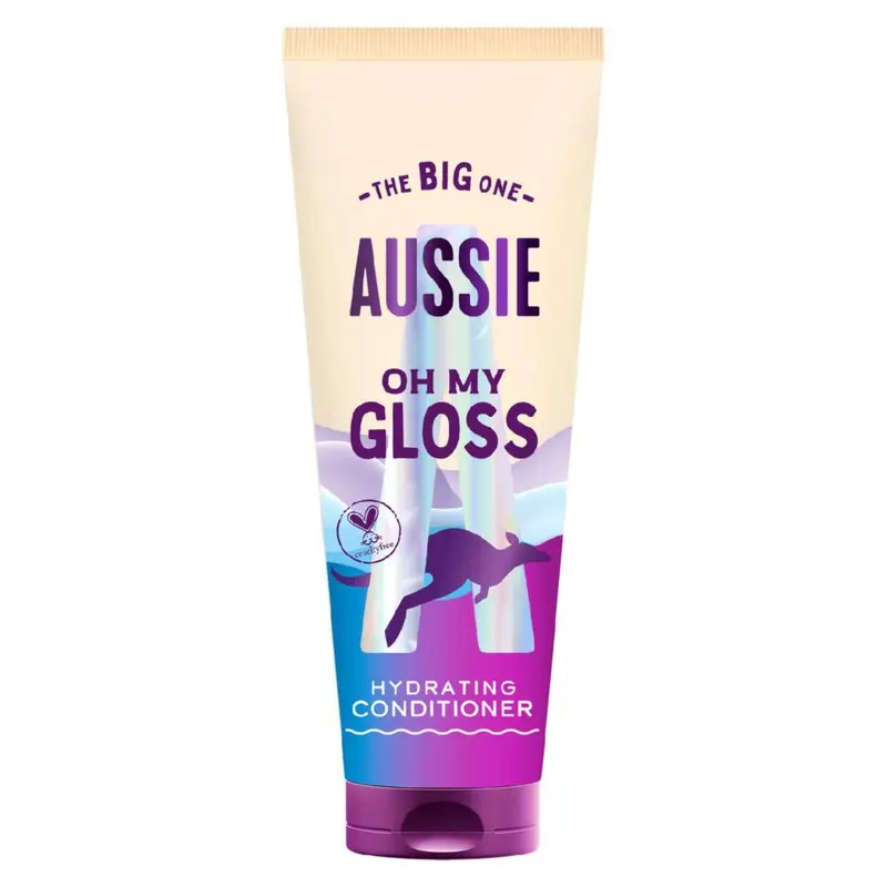 Aussie Oh My Gloss Hydrating Conditioner 275ml. Softens and Smooths Dry Hair