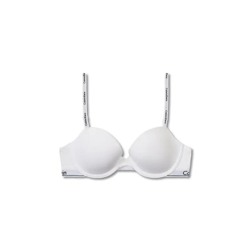Icon Cotton Lightly Lined Demi Bra White