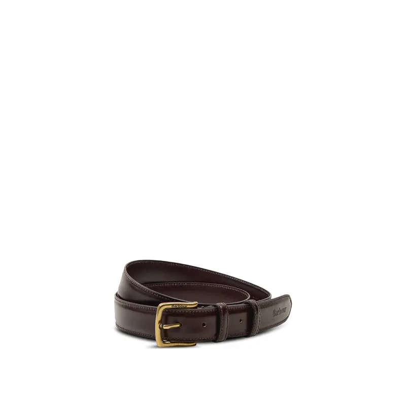 Barbour Clyde Leather Belt Brown