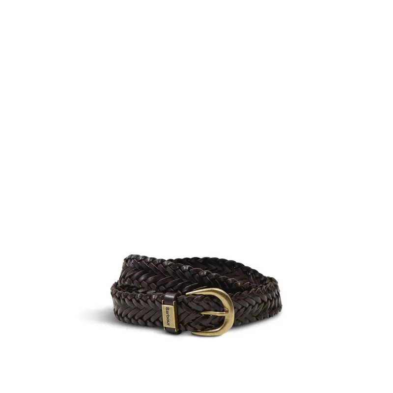 Barbour Redshore Leather Belt Brown